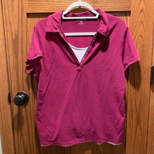 Croft & Borrow Stretch Pink Top XL